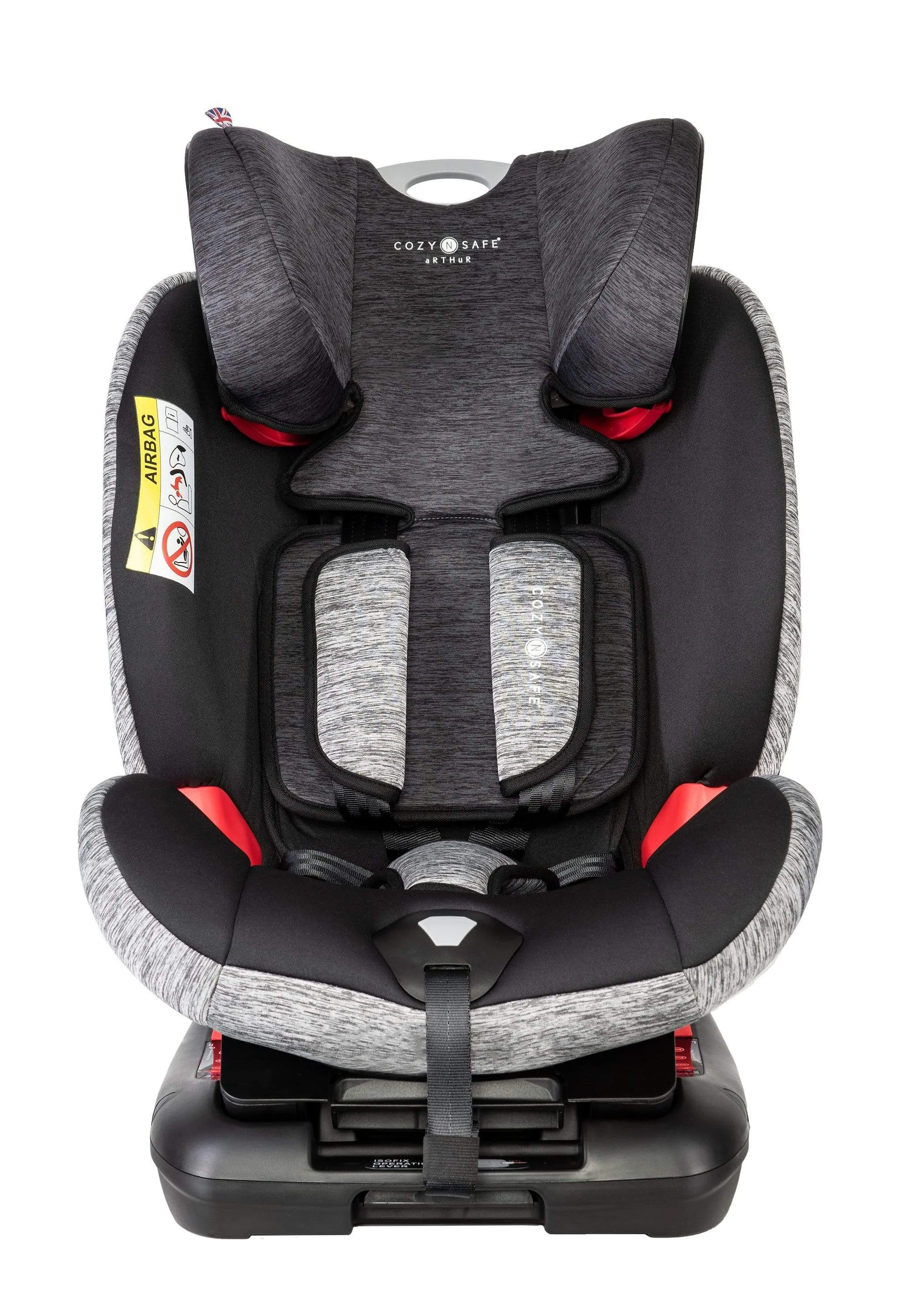 Cozy N Safe Arthur Group 0 /1/2/3 Child Car Seat - Black/Grey