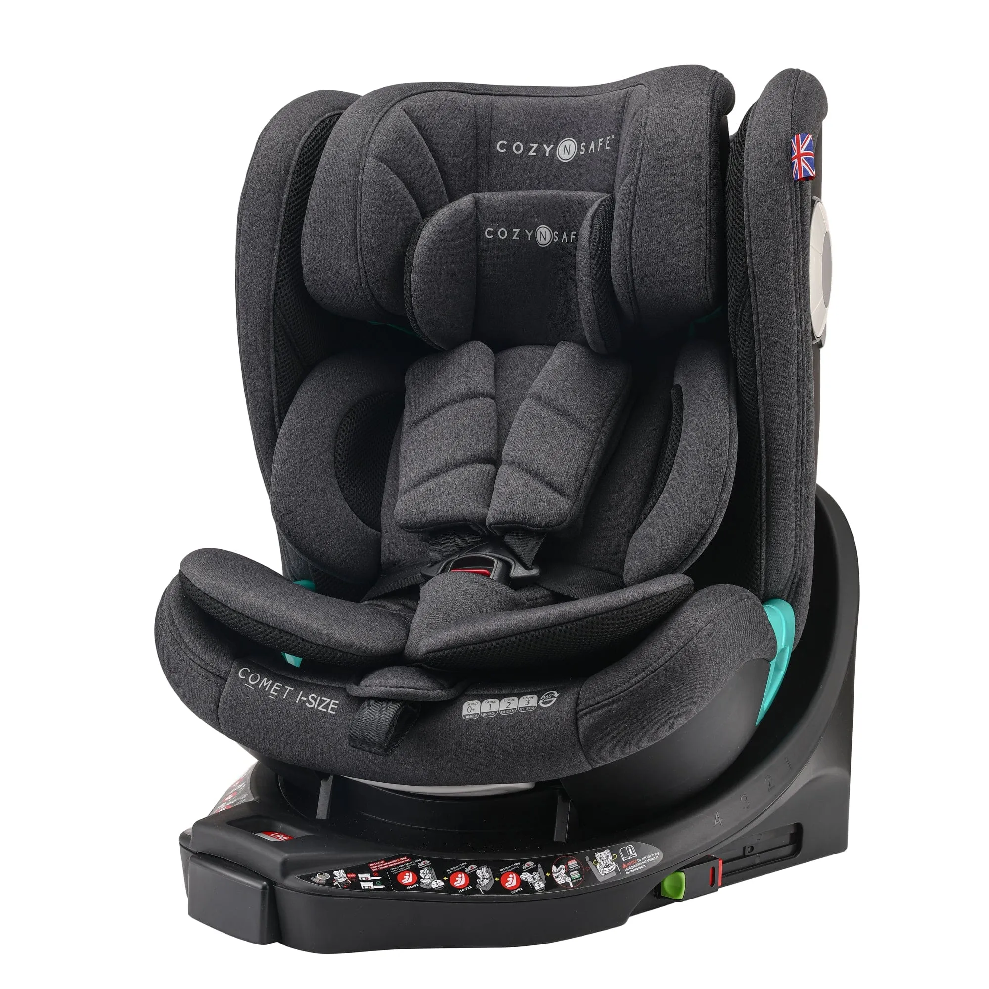 Cozy N Safe Comet i-Size Car Seat - Graphite