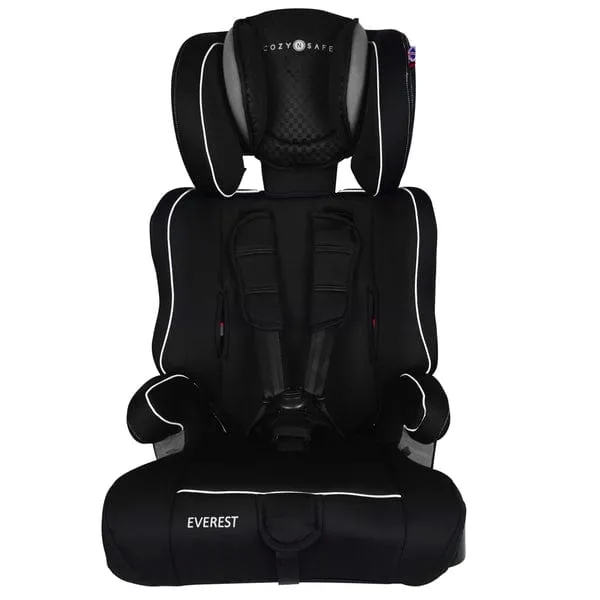 Cozy N Safe Everest Group 1/2/3 Child Car Seat - Black/Grey