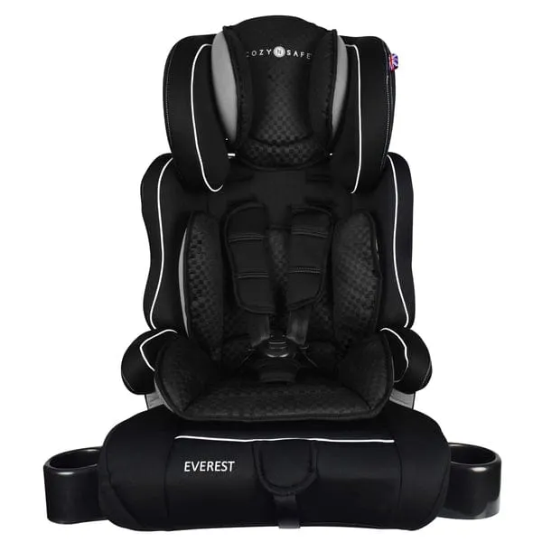 Cozy N Safe Everest Group 1/2/3 Child Car Seat - Black/Grey