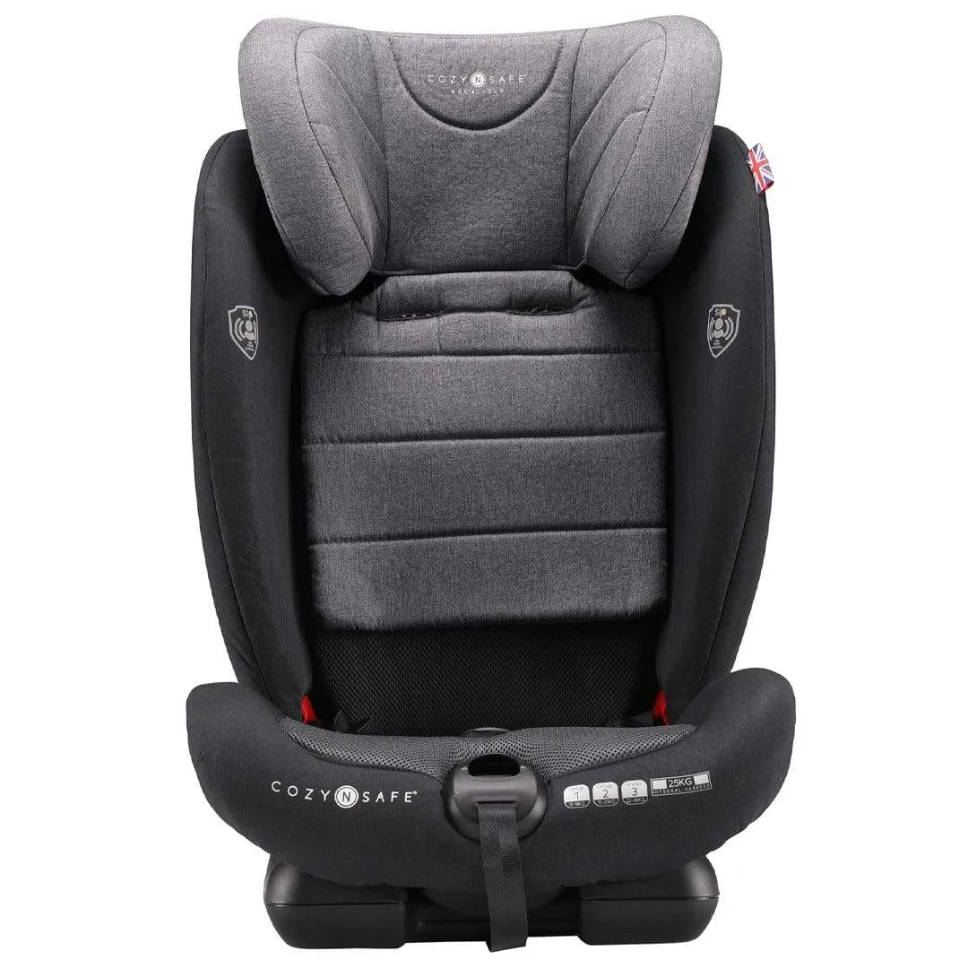 Cozy N Safe Excalibur Group 1/2/3 Child Car Seat - Black/Grey