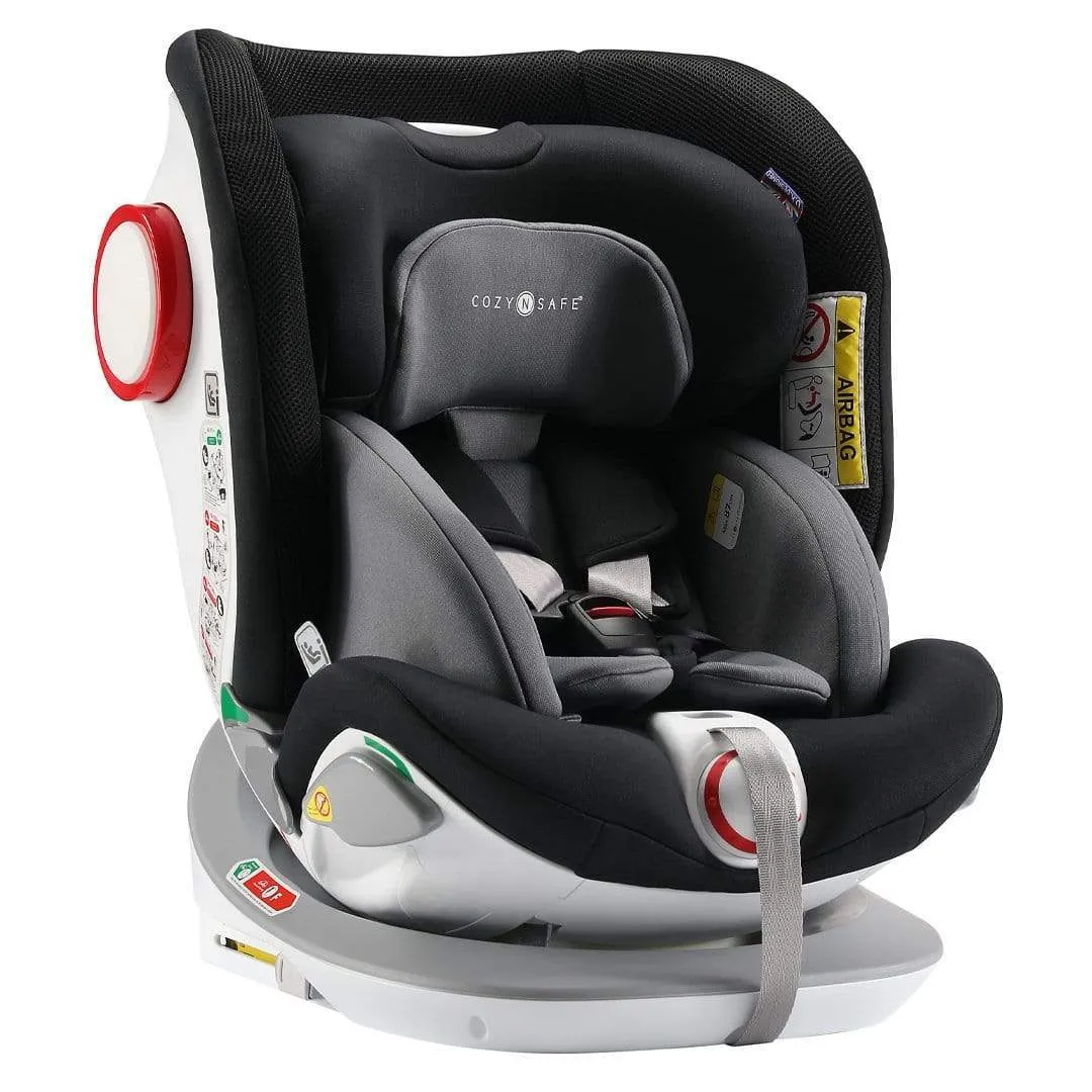 Cozy N Safe Morgan I-Size Child Car Seat - Black/Grey