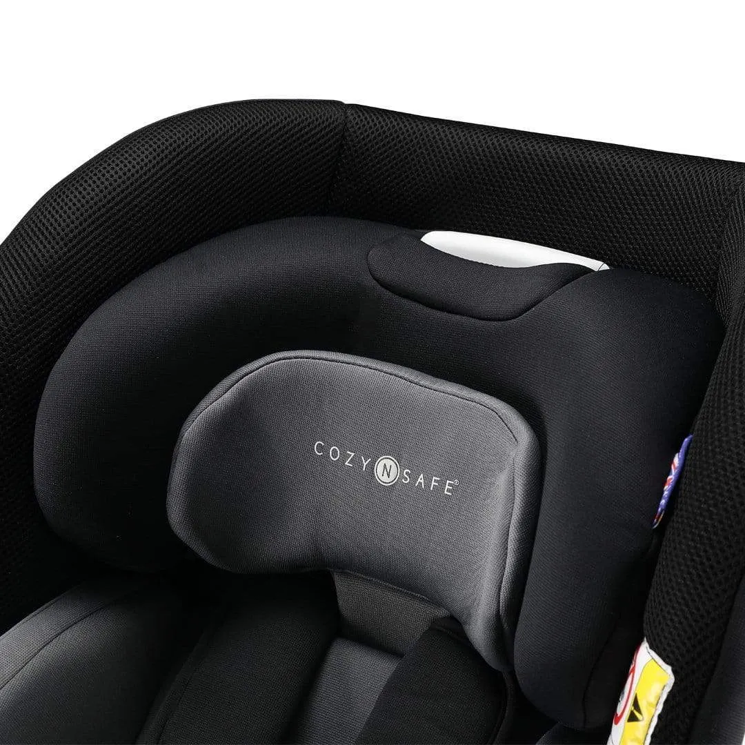 Cozy N Safe Morgan I-Size Child Car Seat - Black/Grey