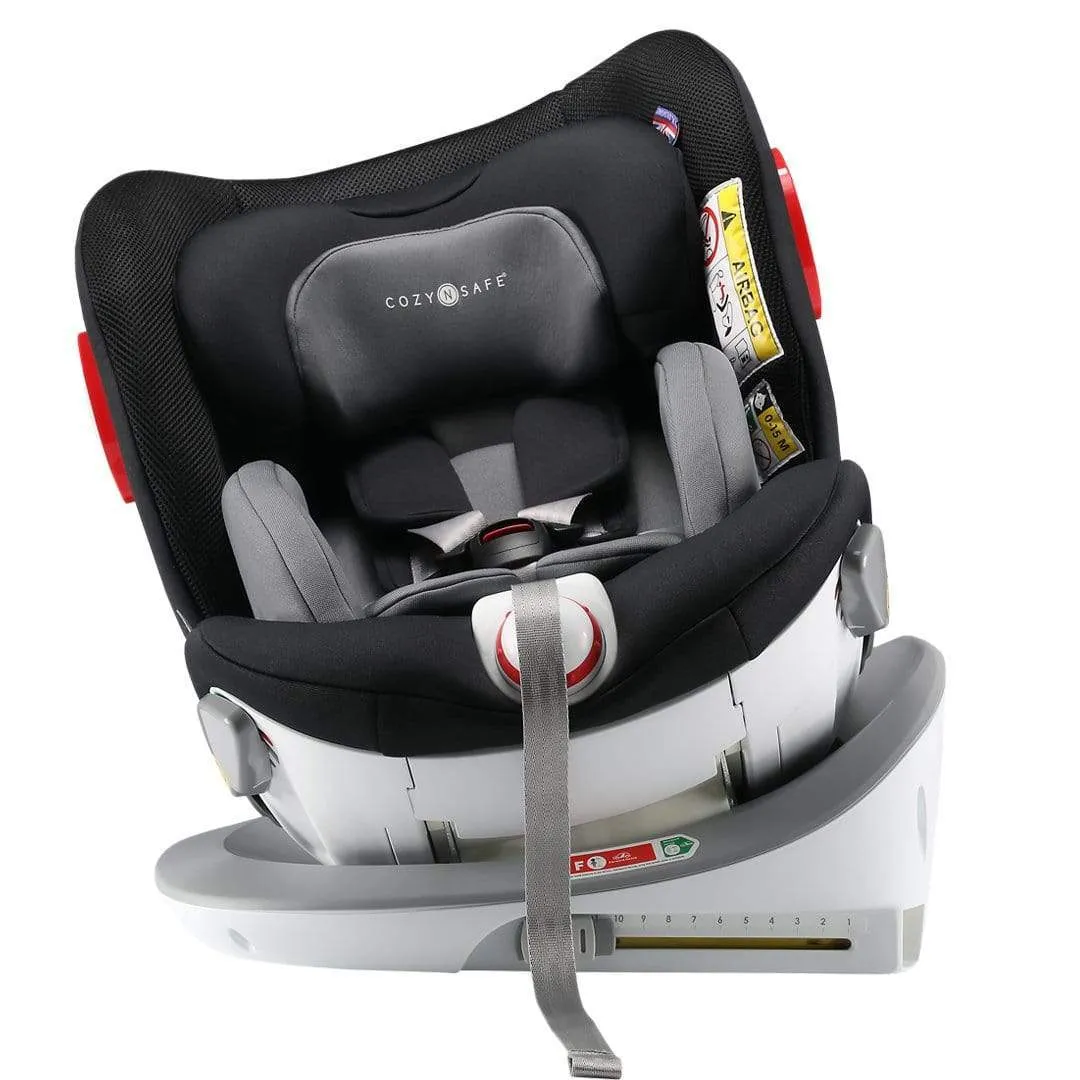 Cozy N Safe Morgan I-Size Child Car Seat - Black/Grey