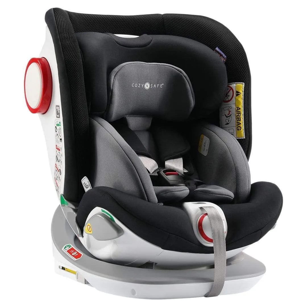 Cozy N Safe Morgan I-Size Child Car Seat - Black/Grey