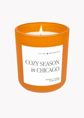 Cozy Season In Chicago Soy Candle - 15oz