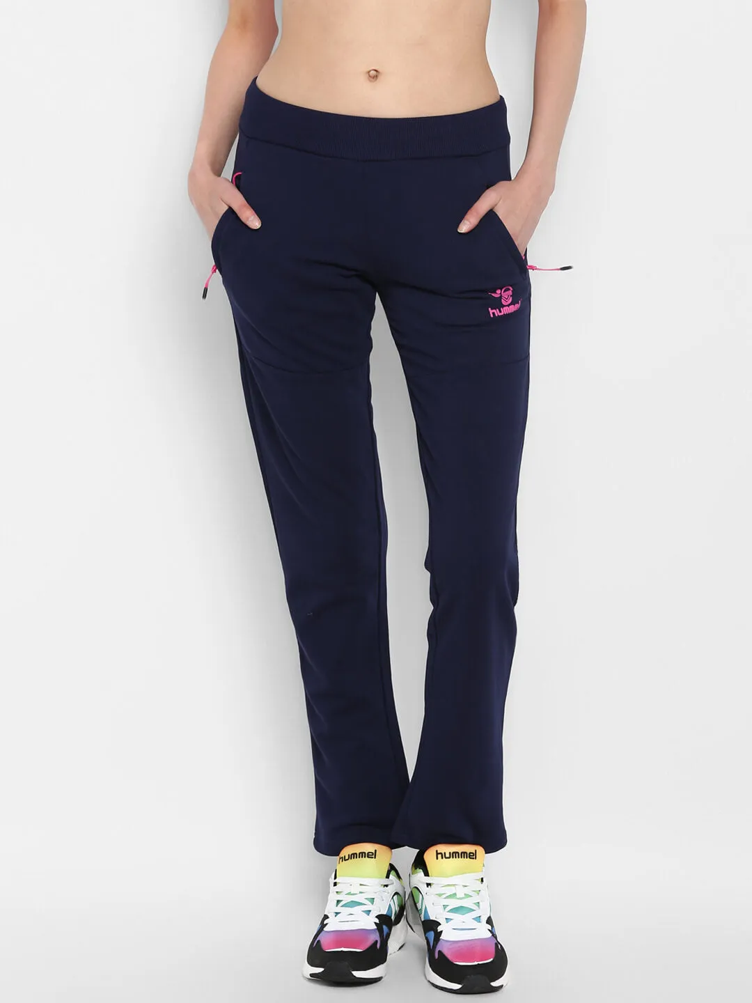 Dyenn Women Navy Blue Training Pant