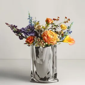 Elegant Faux Flowers with Vase