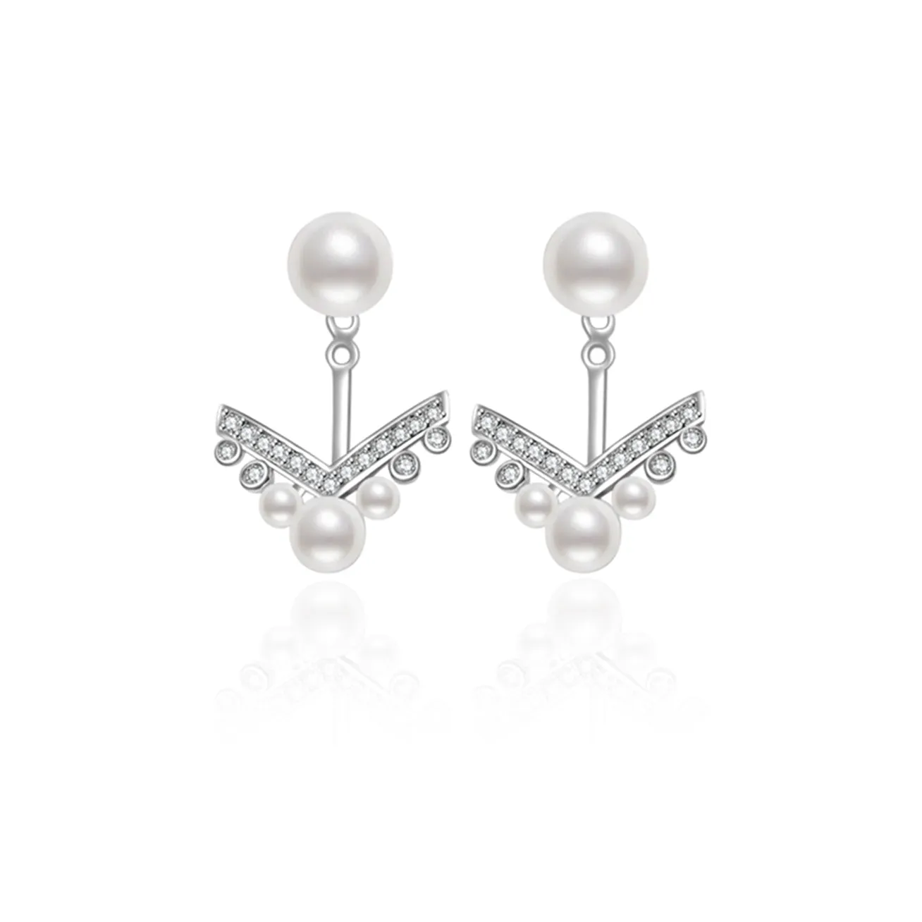 Elegant Freshwater Pearl Earrings WE00058