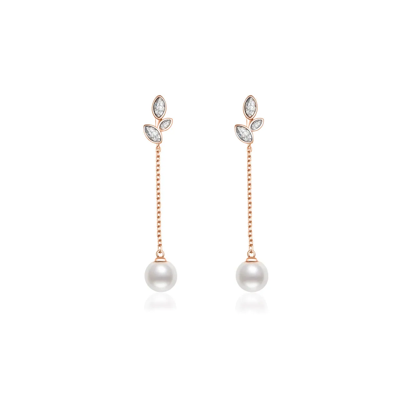 Elegant Freshwater Pearl Earrings WE00299 | GARDENS