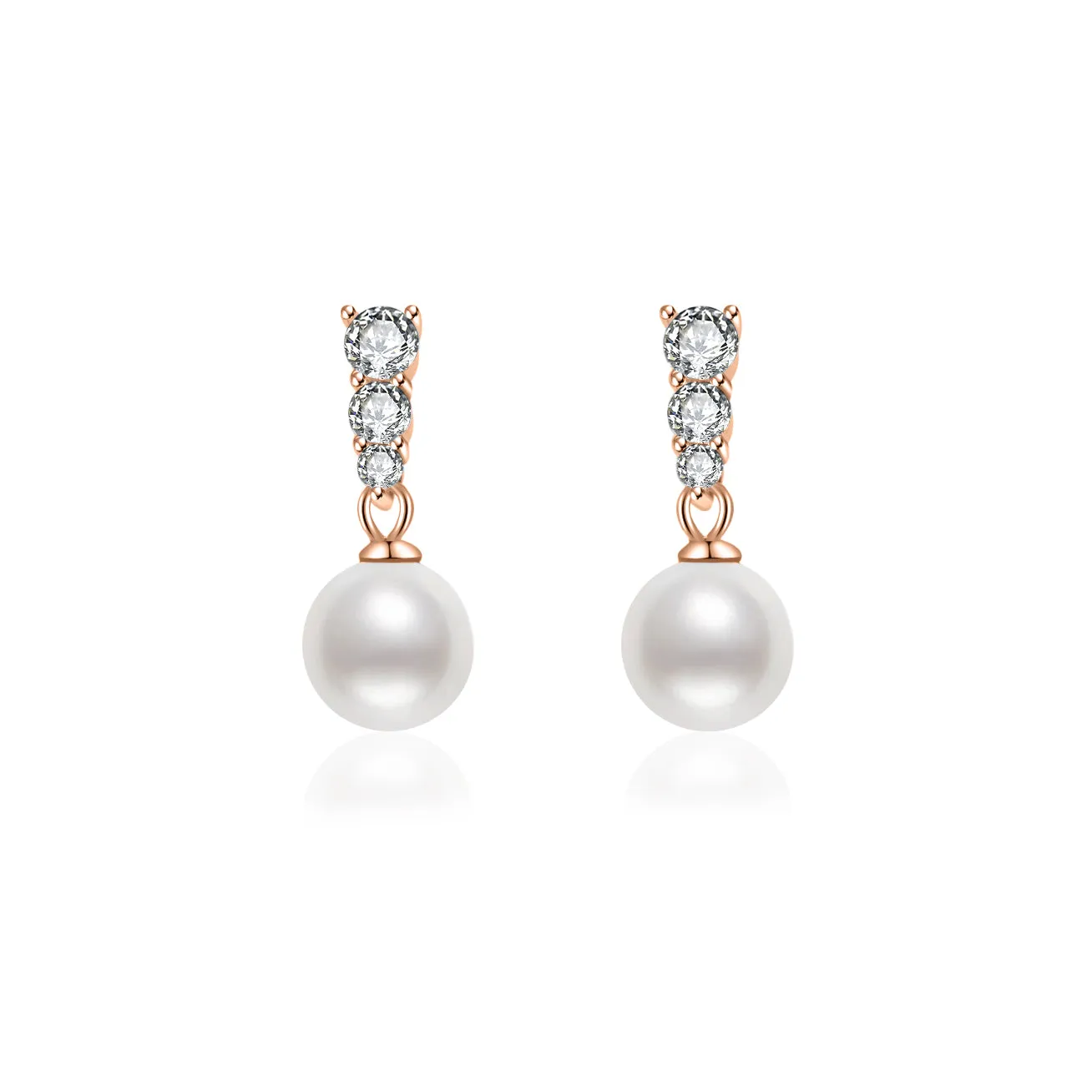 Elegant Freshwater Pearl Earrings WE00442