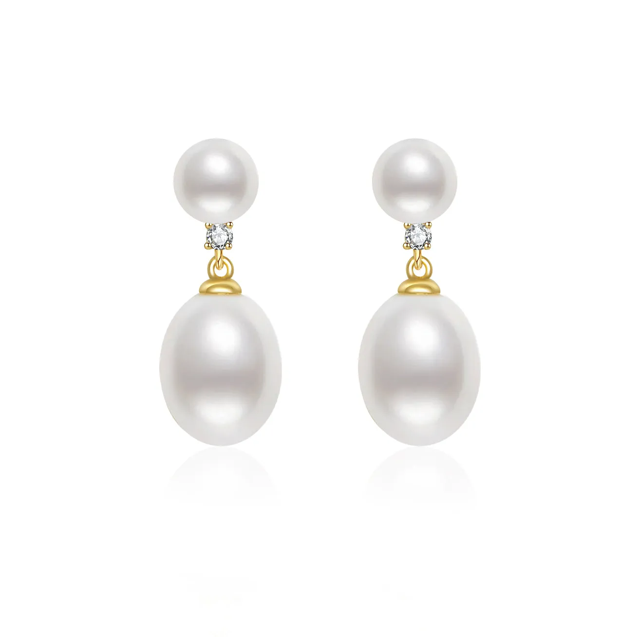 Elegant Freshwater Pearl Earrings WE00560