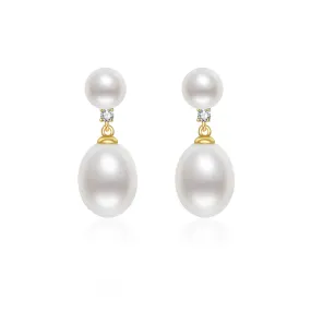 Elegant Freshwater Pearl Earrings WE00560