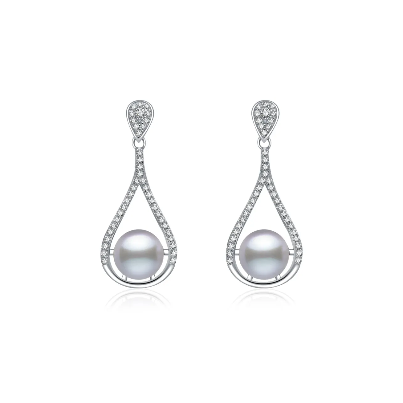 Elegant Freshwater Pearl Earrings WE00639