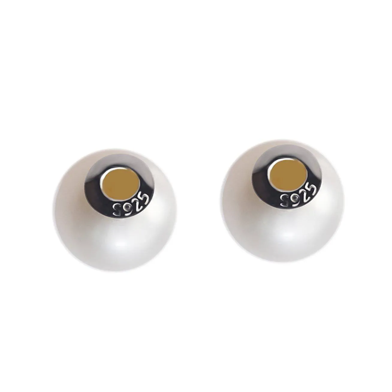 Elegant Freshwater Round Pearl Earrings WE00541