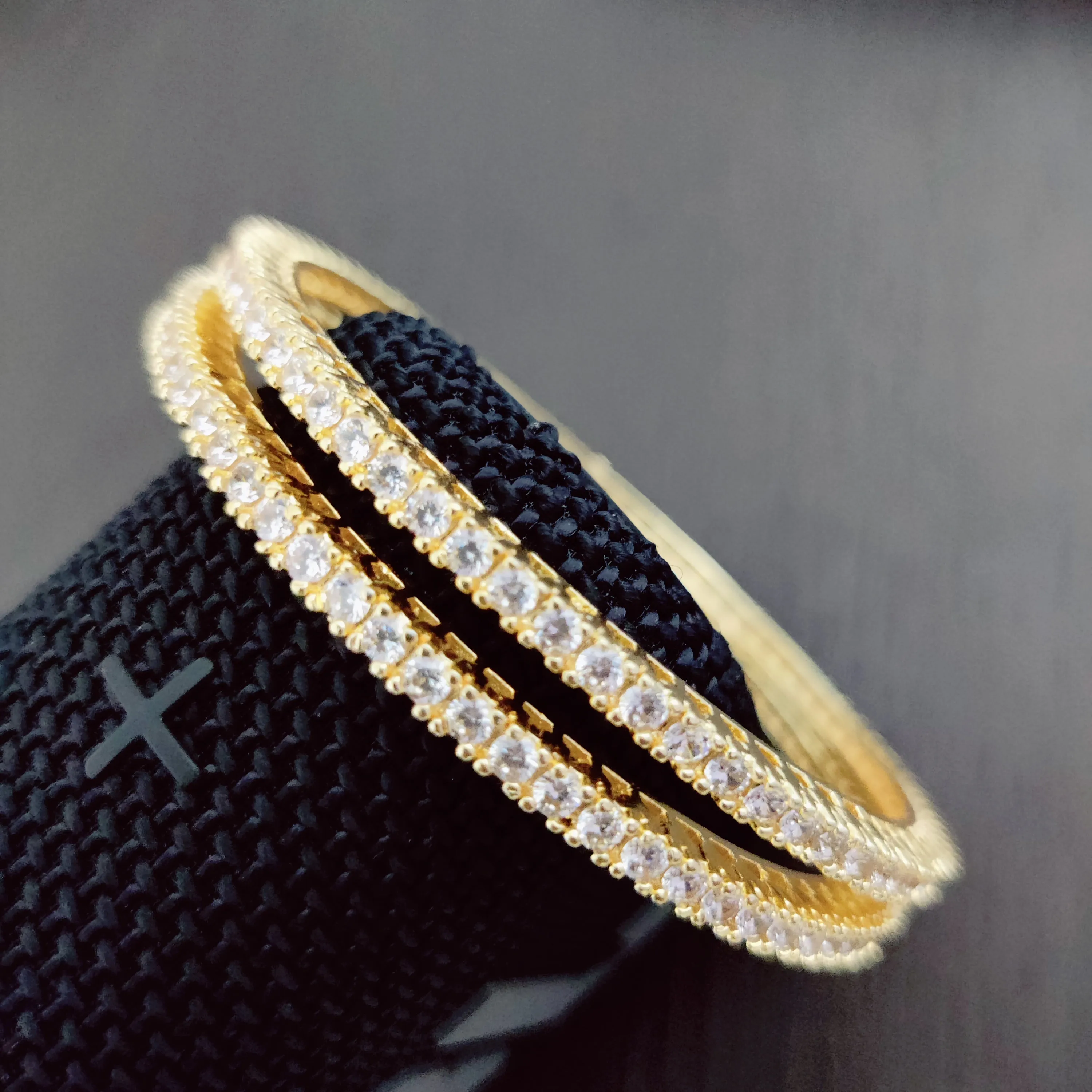 Elegant White Bangles (Pack of 2)