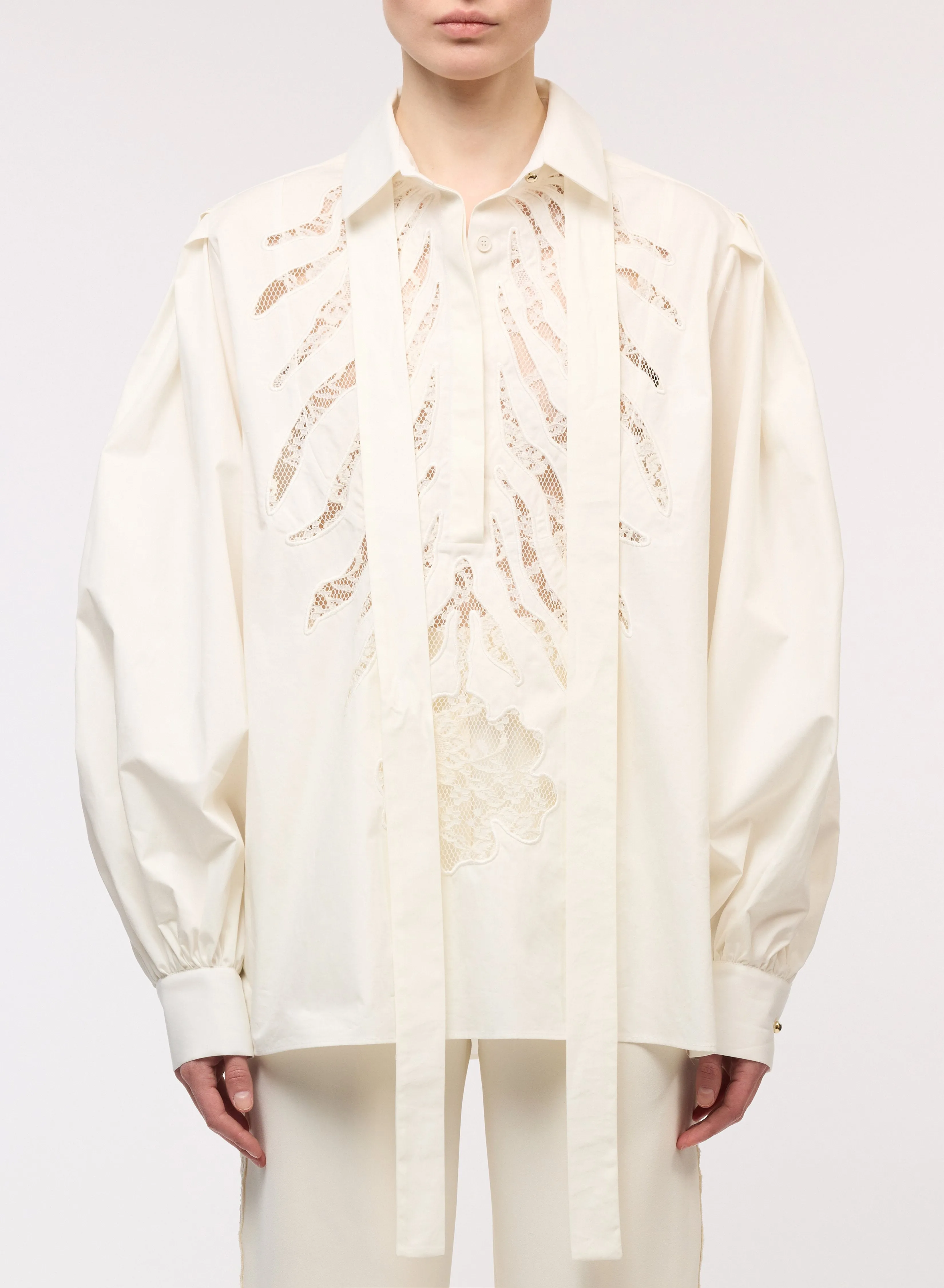 Embroidered Cotton Shirt