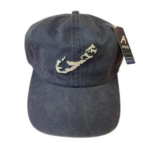 Embroidered Map Cap