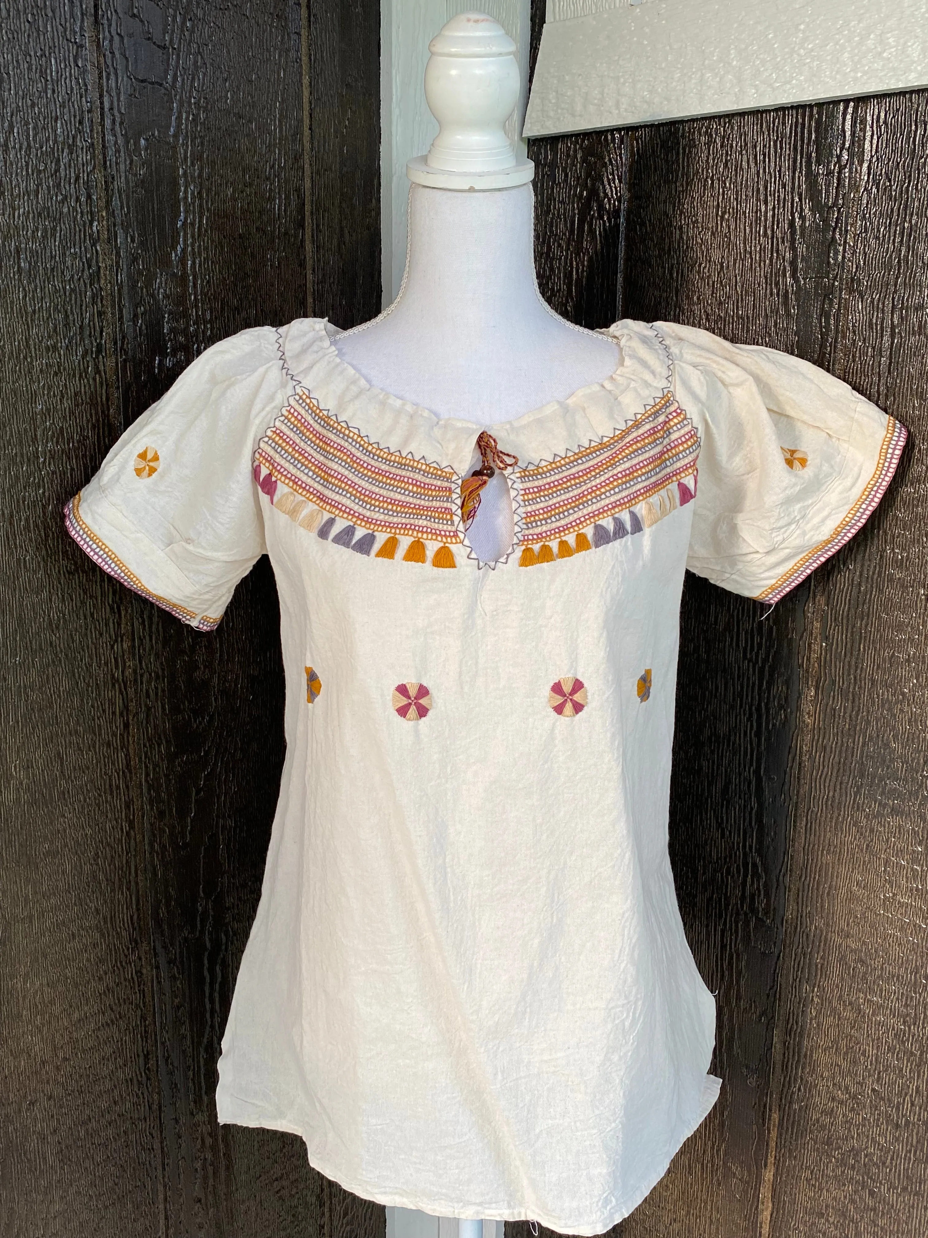 Embroidered top