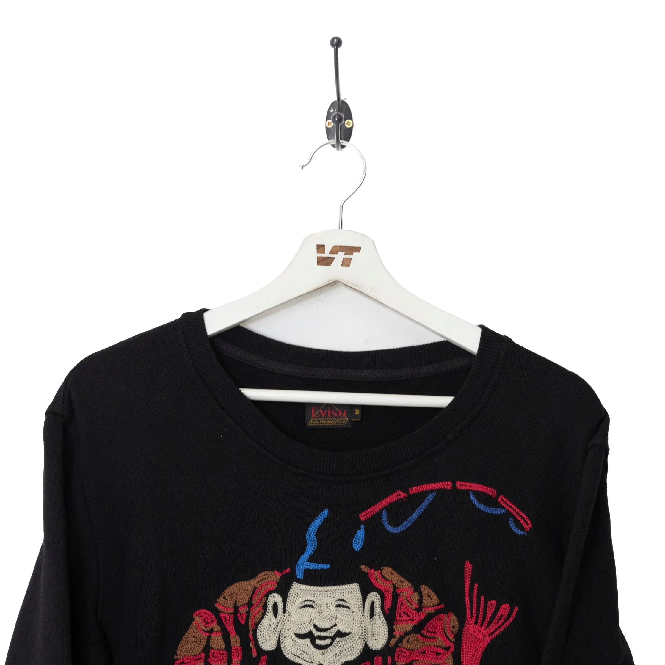 Evisu Embroidered Artwork Sweatshirt