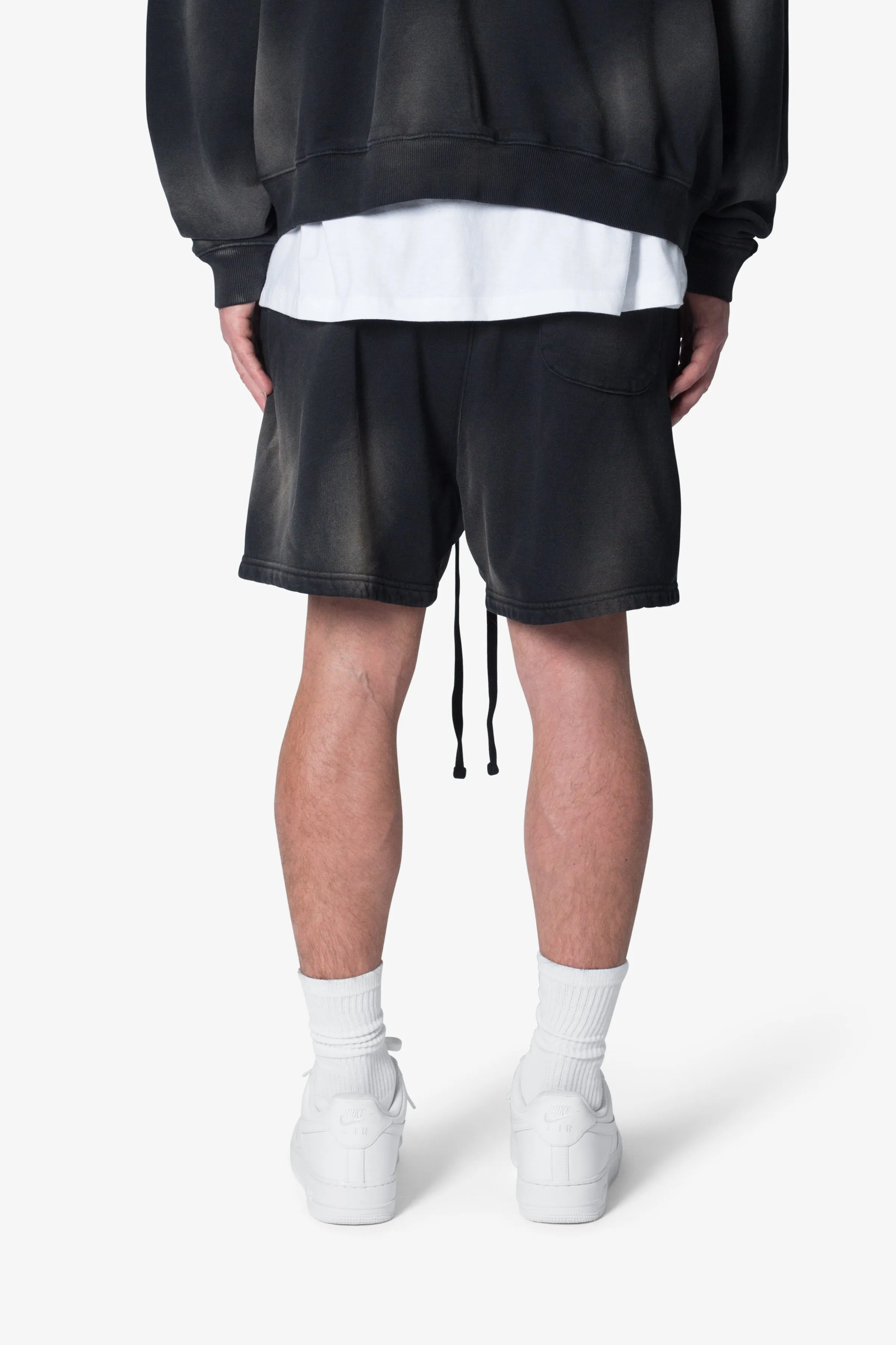 Faded Every Day Sweatshorts - Washed Black