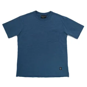 Faded Indigo Slub S/S Pocket T-Shirt