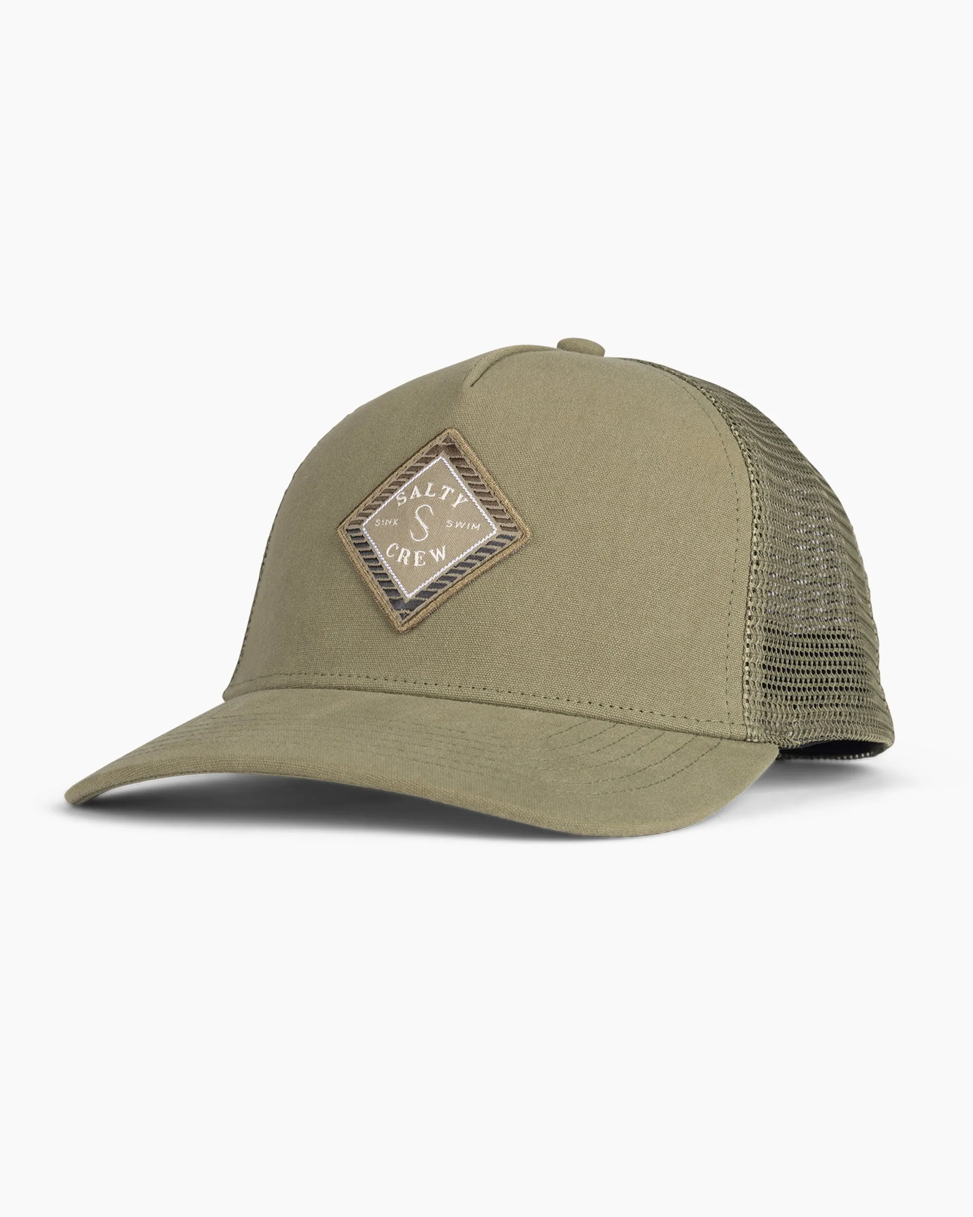 Faded Olive Retro Trucker