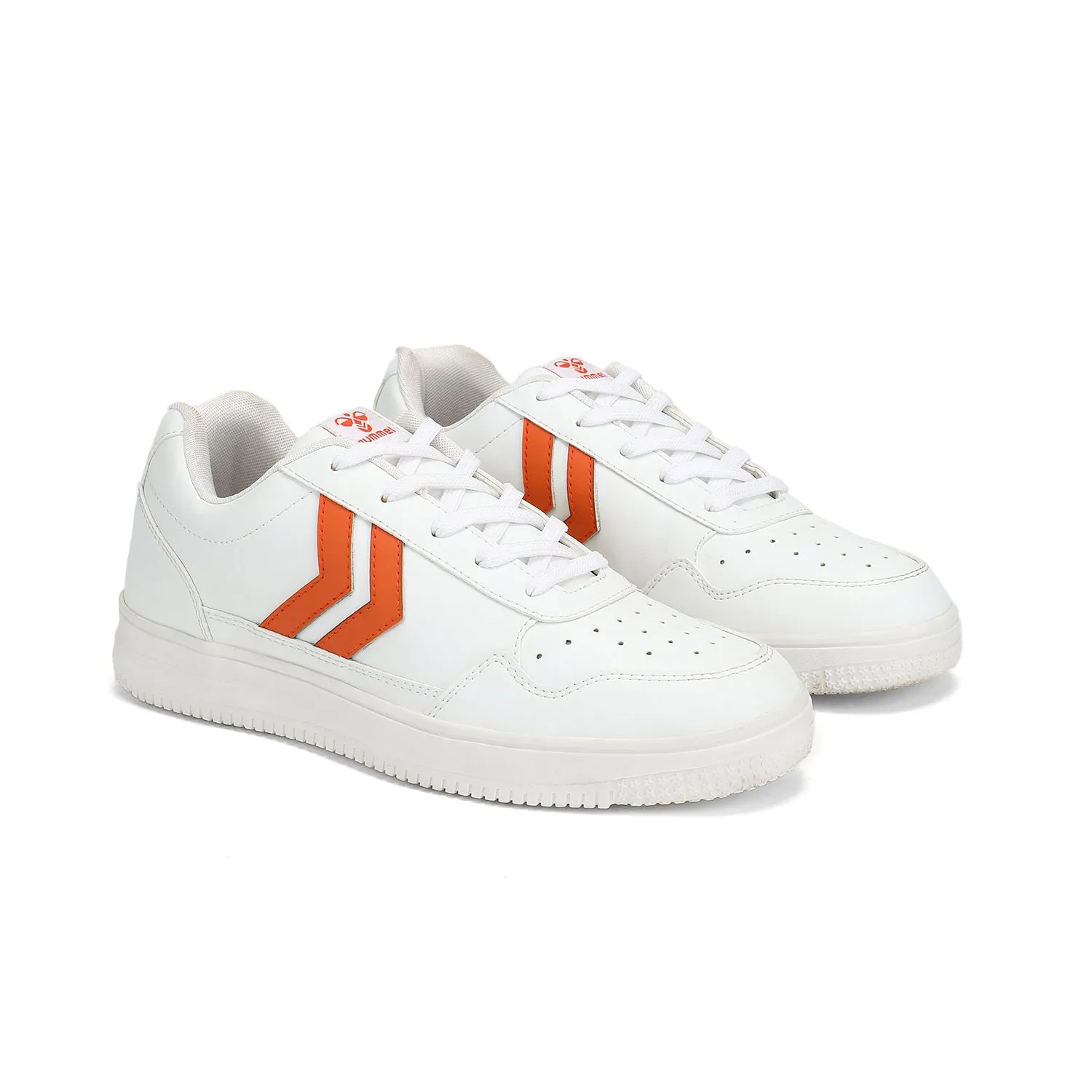 Firefly Casual Men'S White/Orange Sneaker