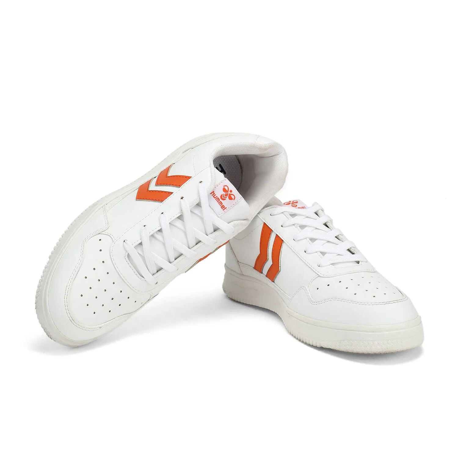 Firefly Casual Men'S White/Orange Sneaker