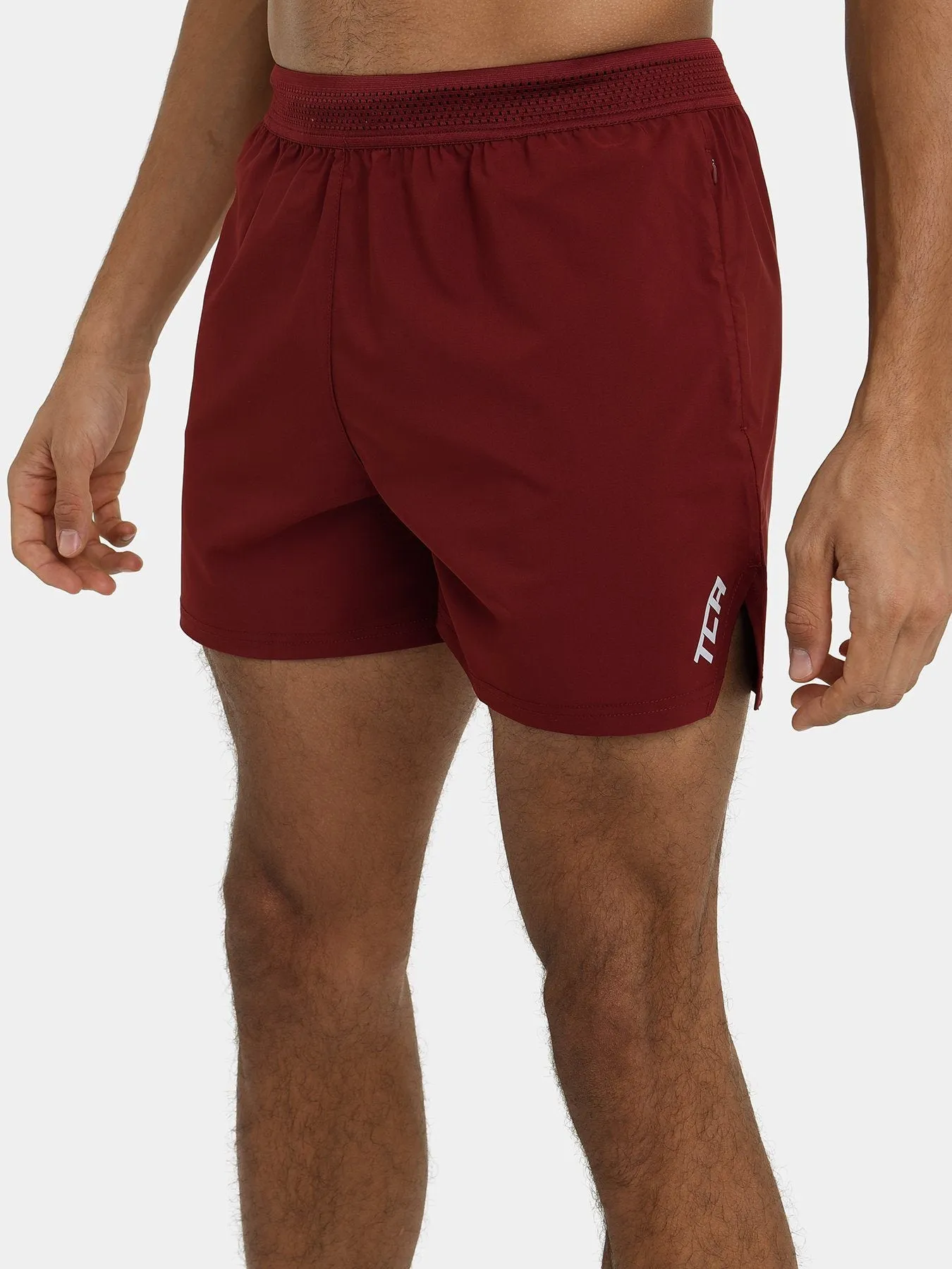 Flyweight Running Short With Zip Pockets & Relective Strips