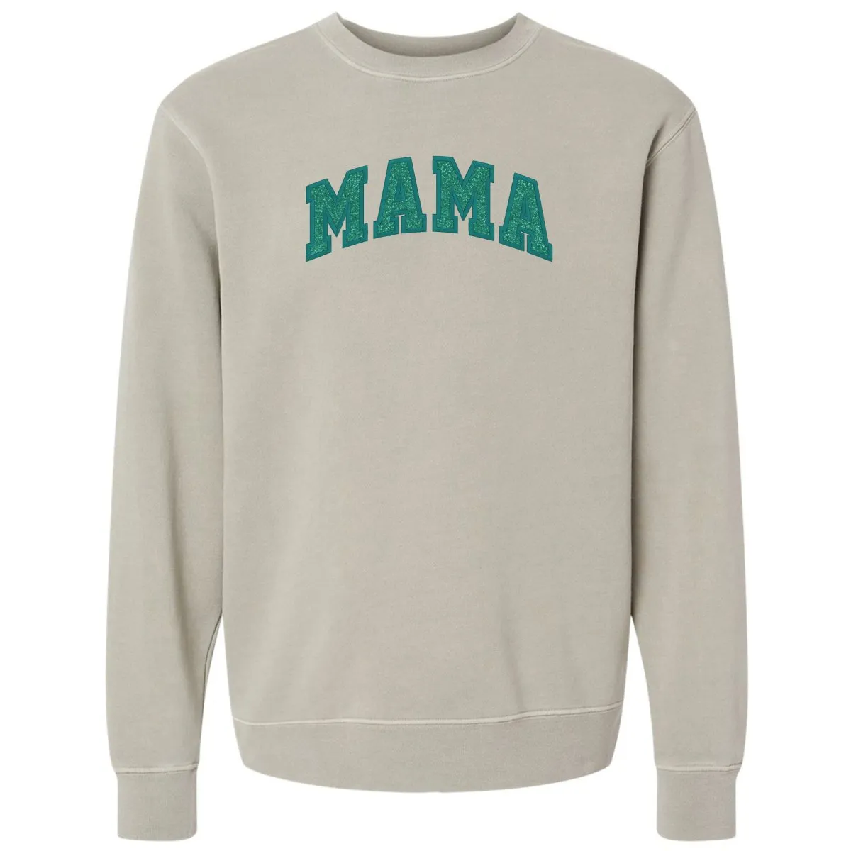 Glitter Embroidery ‘Mama’ Cozy Crew