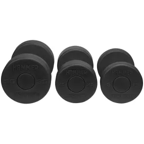 Hammer Strength Round Rubber Dumbbells - Outlet