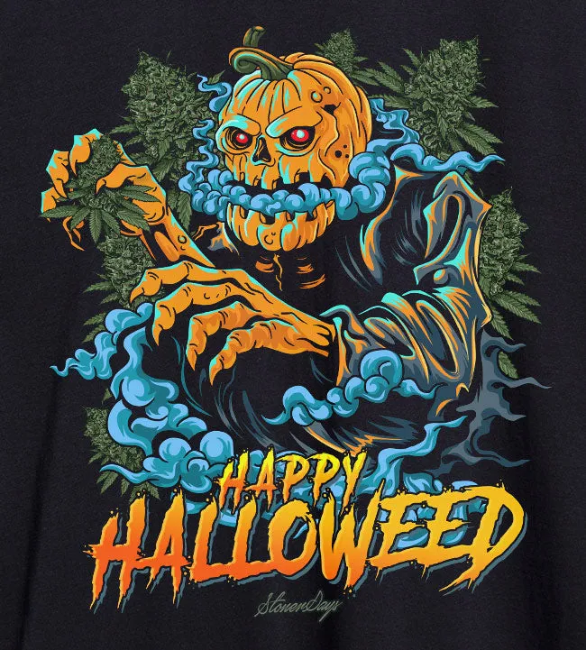 Happy Halloweed Rainbow Tie Dye Tee