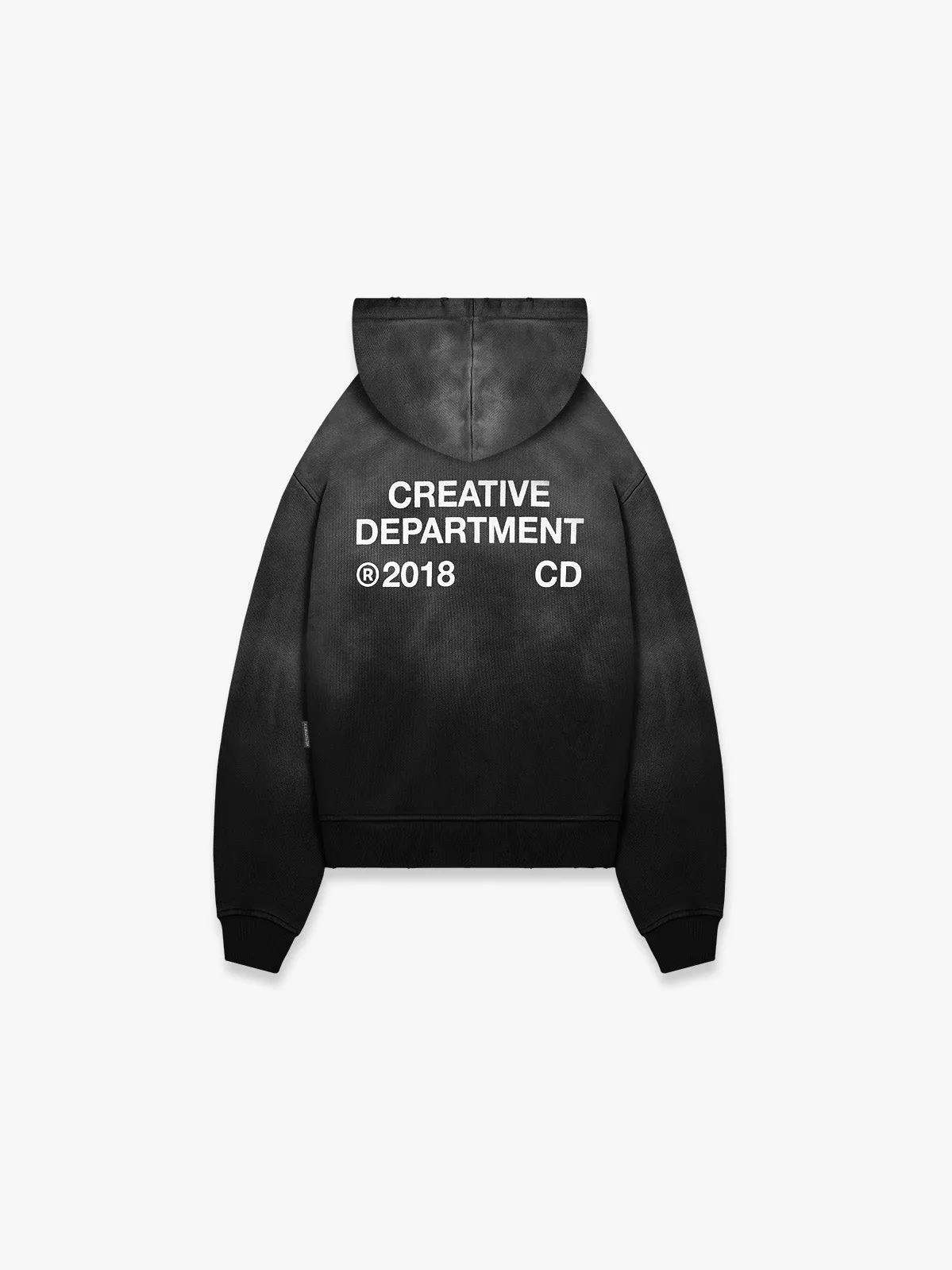 HOODIE CREATIVE DEPT - FADED BLACK