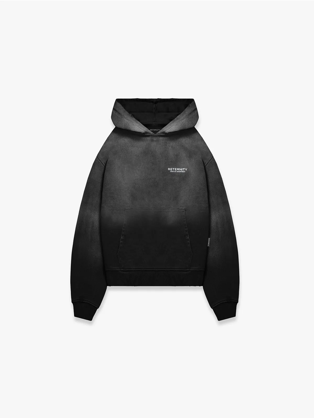 HOODIE CREATIVE DEPT - FADED BLACK