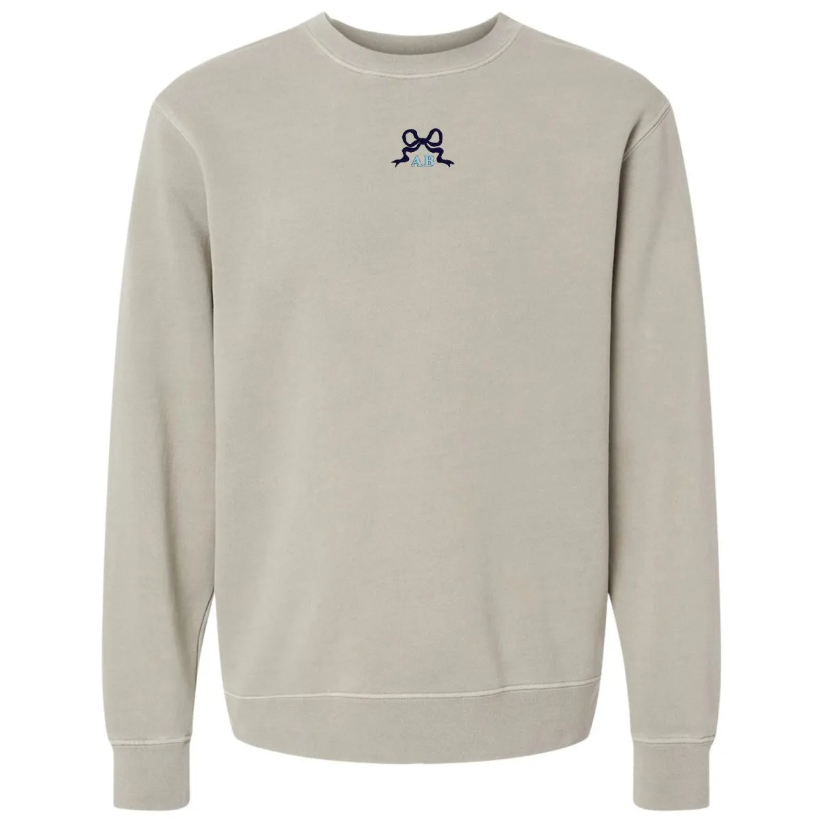 Initialed 'Tiny Bow' Cozy Crew