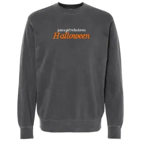 'Just A Girl Who Loves Halloween' Cozy Crew