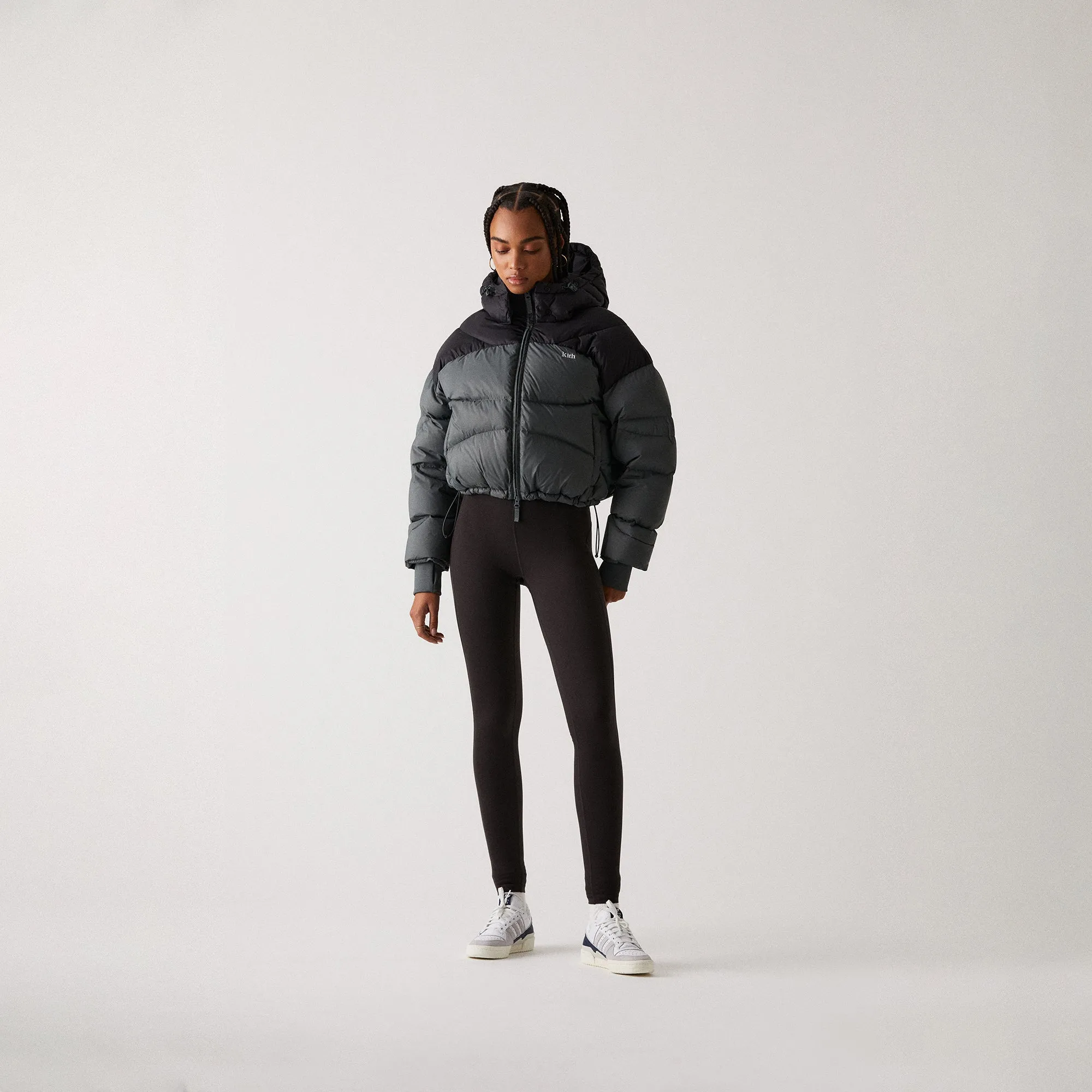 Kith Women Corey Hooded Nylon Puffer - Machine