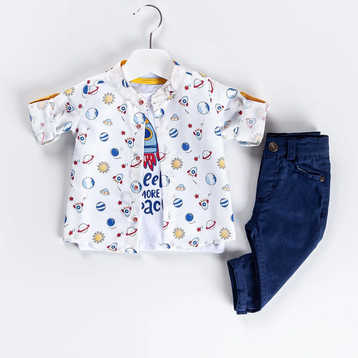 Little Astronaut Boys Casual Set