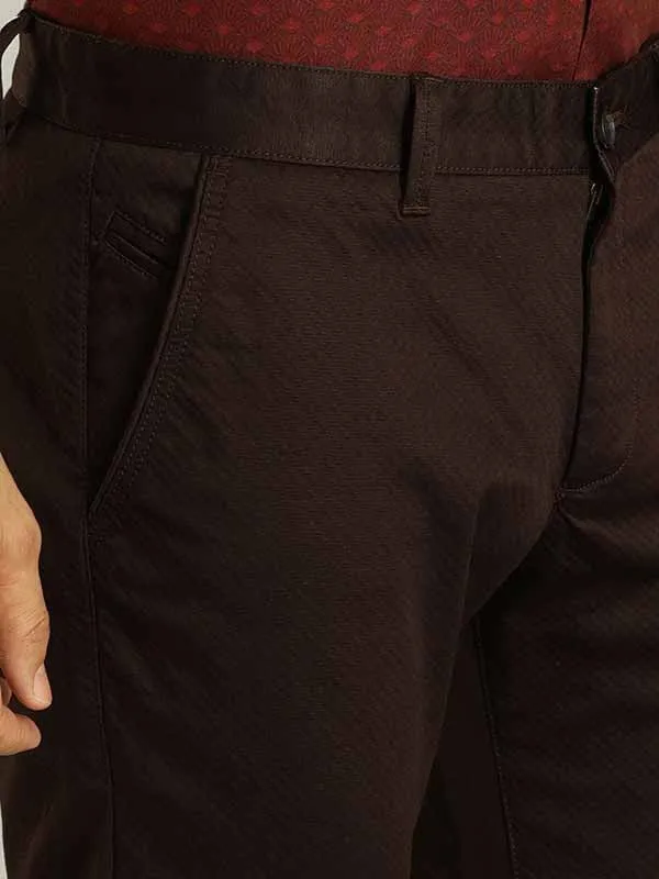 Men Brooklyn Fit Cotton Stretch Trouser