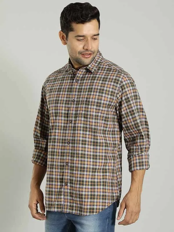 Men Checked Full Sleeve Cotton Shirt