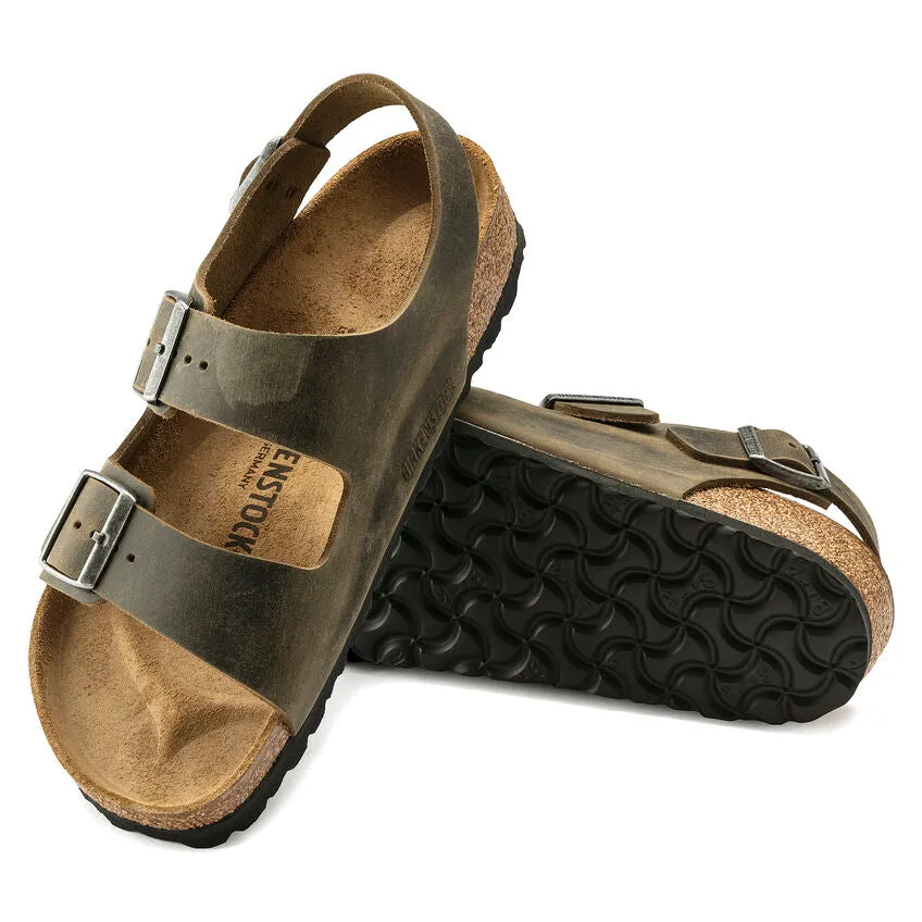 Men's Birkenstock | Milano Leather | Faded Khaki