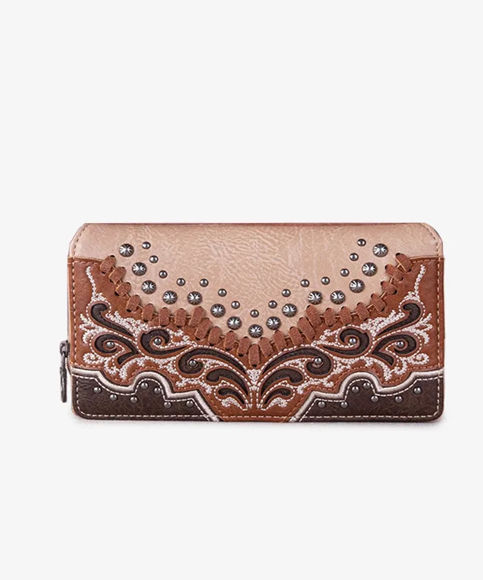 Montana West Embroidered Wallet