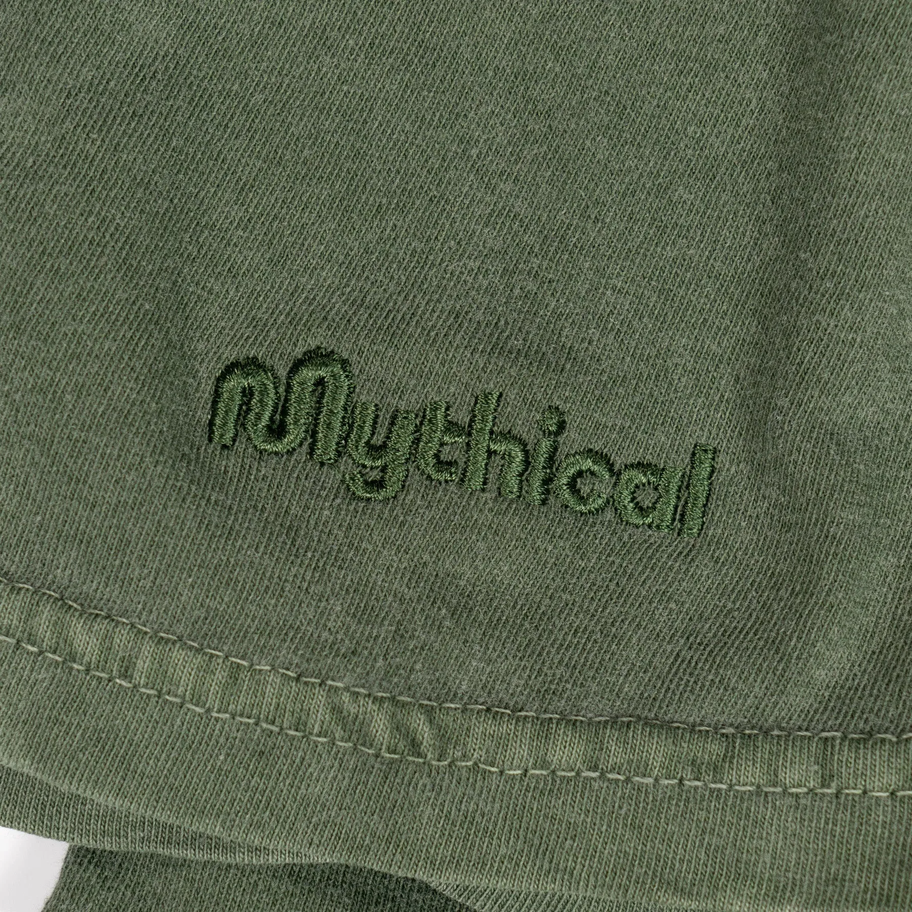 Mythical Embroidered Tee (Olive)