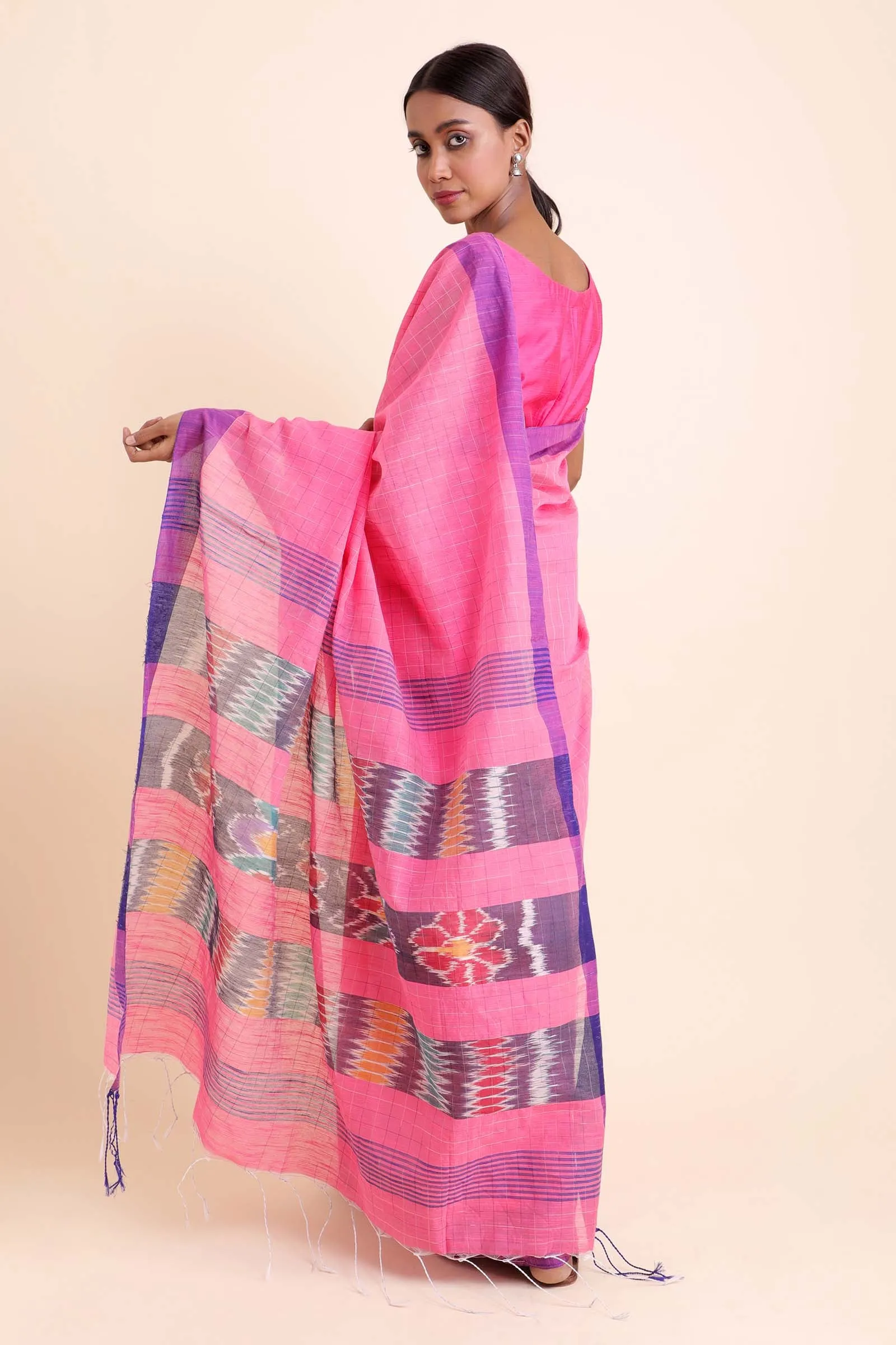 Nostalgia Cotton Blend Saree