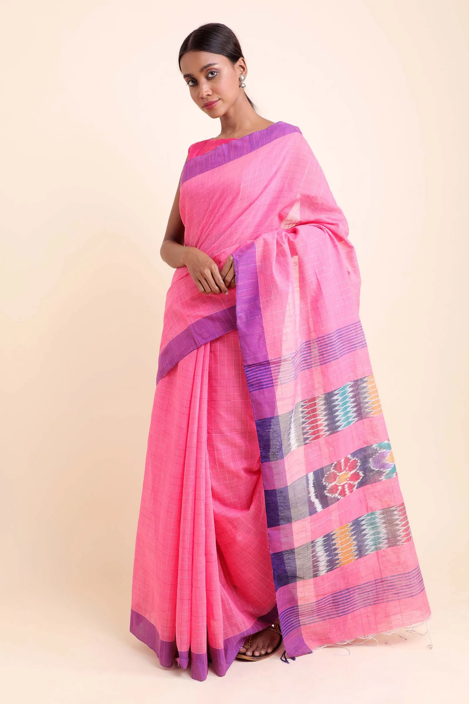 Nostalgia Cotton Blend Saree