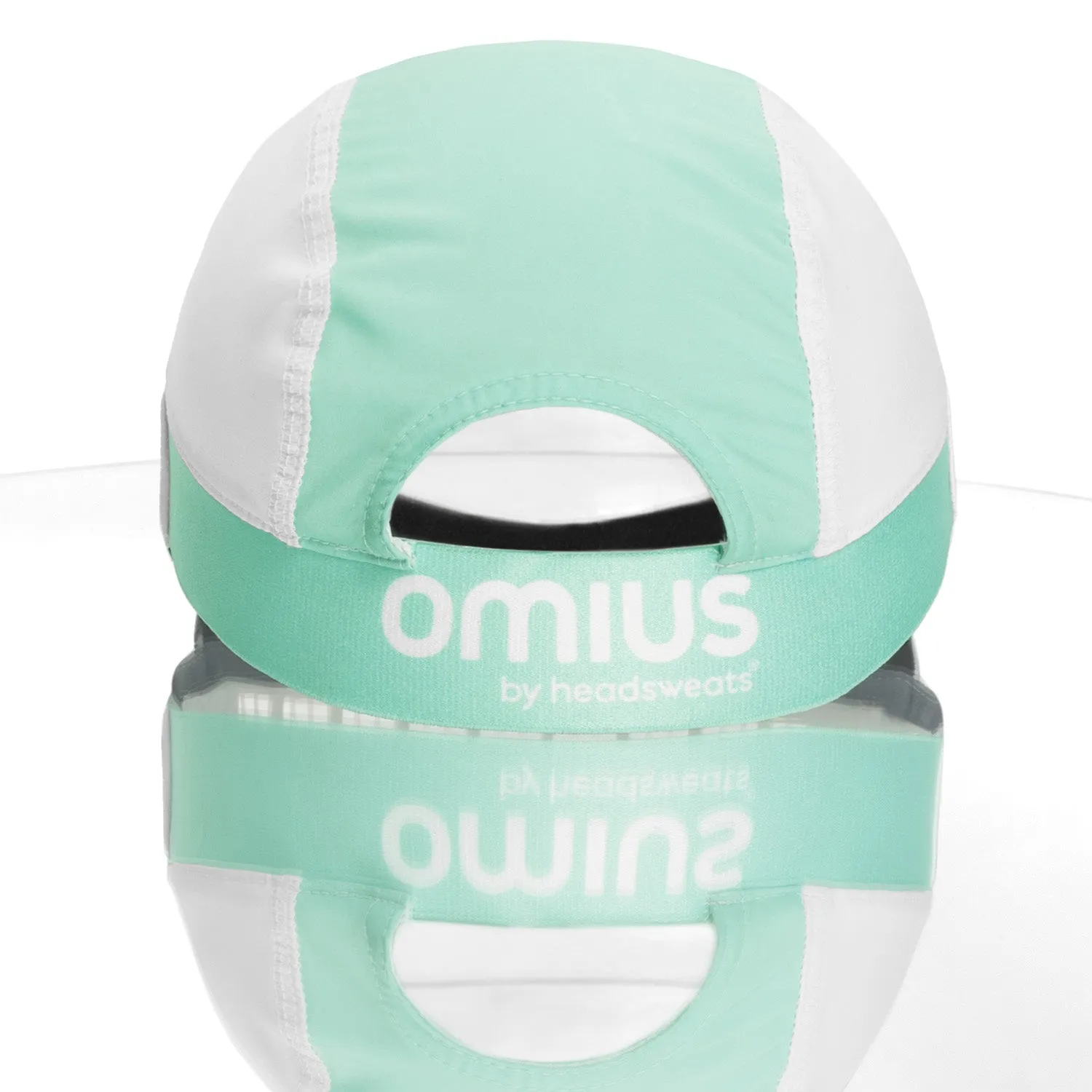 OMIUS by Headsweats Teal Running Hat   Cubes Bundle