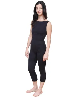 Organic Cotton Boatneck Unitard