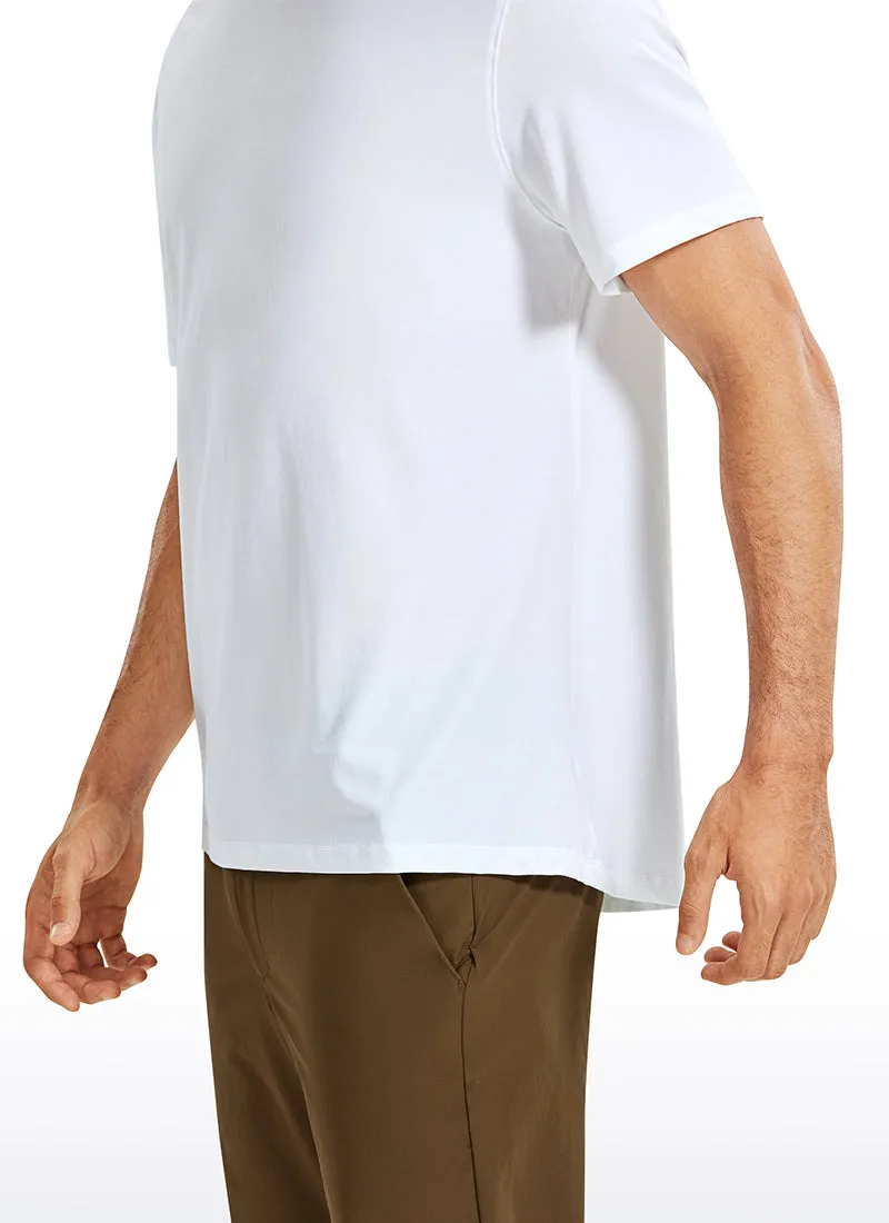 Pima Cotton Short Sleeves