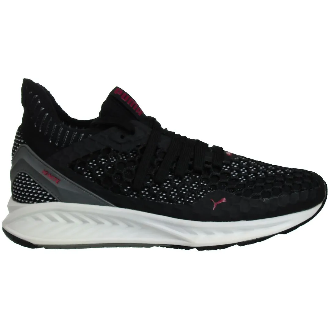 Puma Ignite Netfit Womens Black Running Trainers